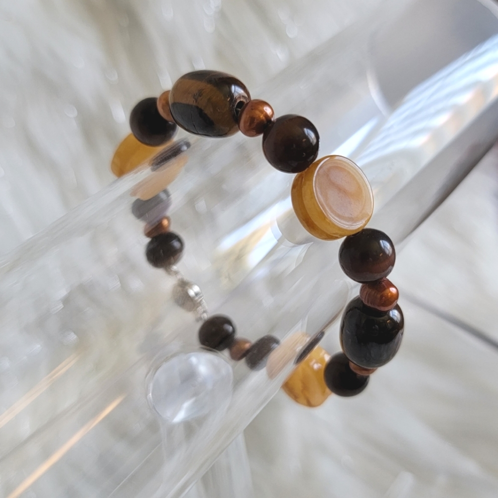 Brown Bead Bracelet